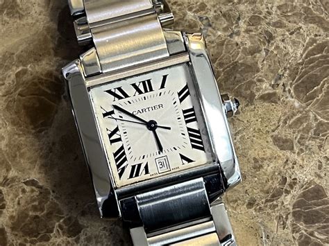 automatic cartier|cartier tank automatic movement.